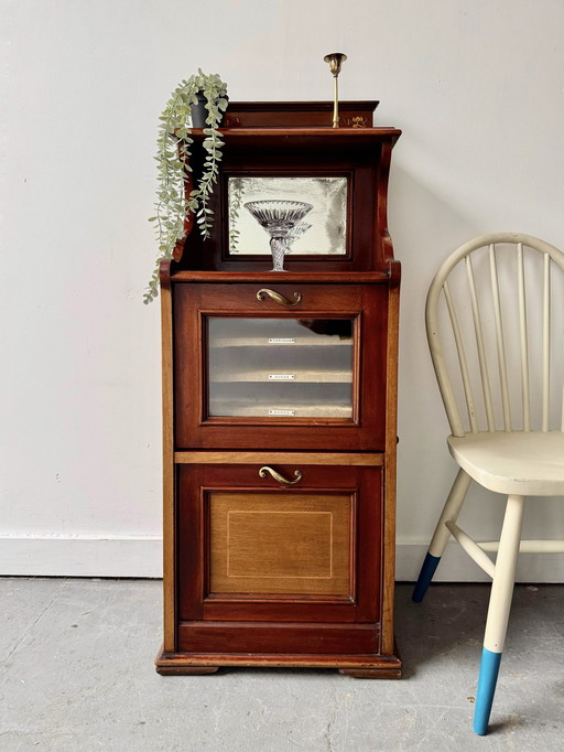 Antique Mahogany Music Cabinet