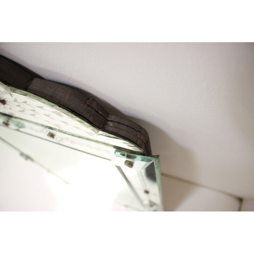 Specchio da parete vintage, Cecoslovacchia 1900