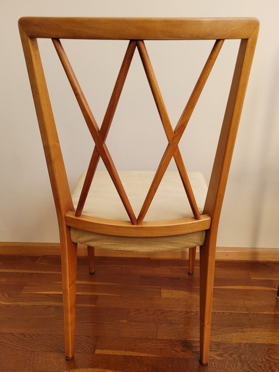 Image 1 of 4x Midcentury Design Poly-Z Dining Chairs