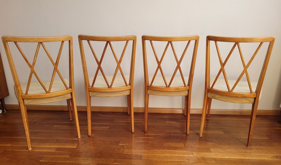 Image 1 of 4x Midcentury Design Poly-Z Dining Chairs