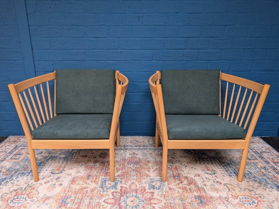 Image 1 of 2X J146 Armchair, Danish Design, Fdb Møbler