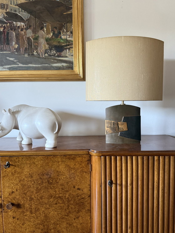 Image 1 of Esa Fedrigolli, Hollywood Regency Table Lamp, Italy 1970S