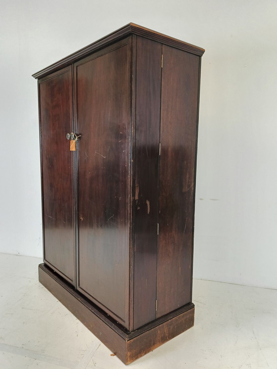 Image 1 of Compactom Ltd Gentleman's Mahogany and Oak Wardrobe