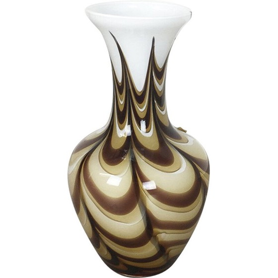 Image 1 of Vaso vintage in vetro multicolore di Carlo Moretti per Opaline Firenze, Italia 1970