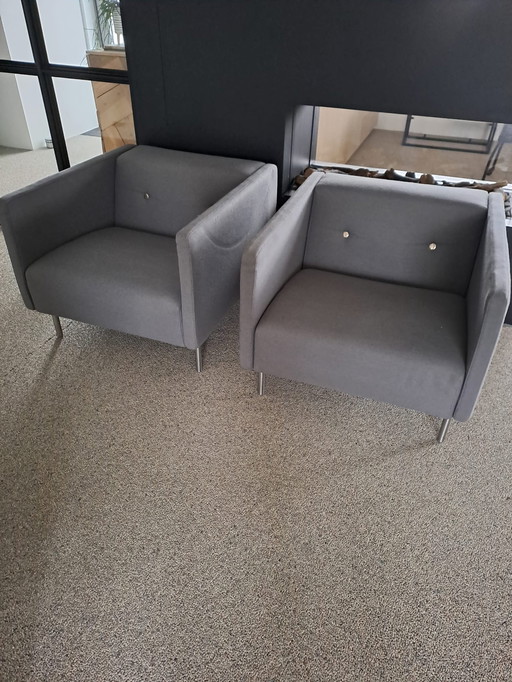 2x Moooi Bottoni Marcel Wanders armchairs