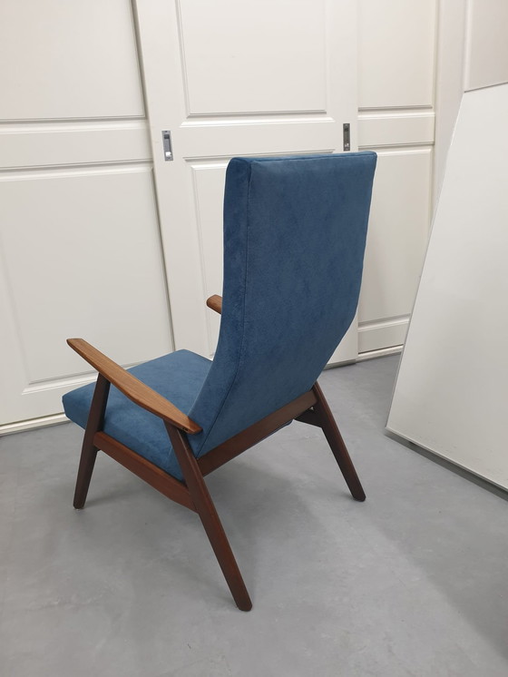 Image 1 of Mid - Century Easychair Newly Upholstered