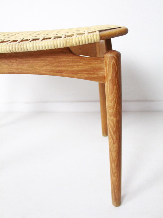 Image 1 of Teak wooden stool by Sigfred Omann for Ølholm Møbelfabrik Denmark