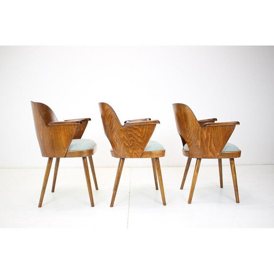 Image 1 of Vintage beechwood dining chair, Czechoslovakia 1960s