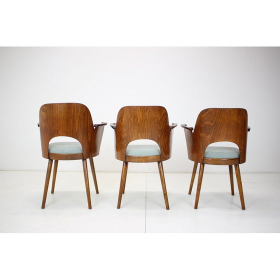 Image 1 of Vintage beechwood dining chair, Czechoslovakia 1960s