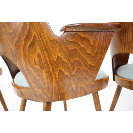 Image 1 of Vintage beechwood dining chair, Czechoslovakia 1960s