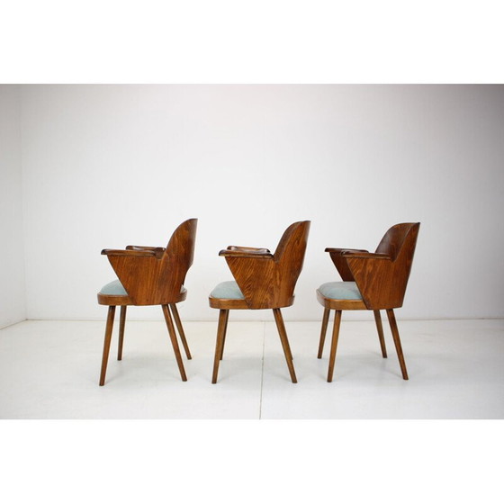 Image 1 of Vintage beechwood dining chair, Czechoslovakia 1960s