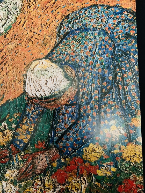 Image 1 of Van Gogh, "Memory of the Garden at Etten, Ladies of Arles, 1888".Authorized Offset Colour Lithograph, Signed, High Quality.  