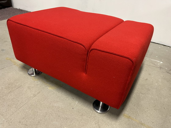 Image 1 of Design On Stock Blizz stool red fabric