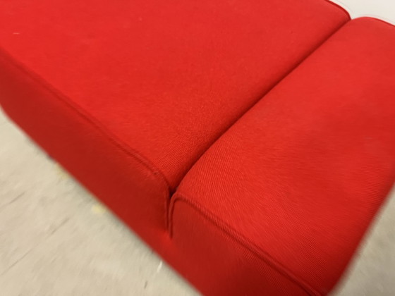 Image 1 of Design On Stock Blizz stool red fabric