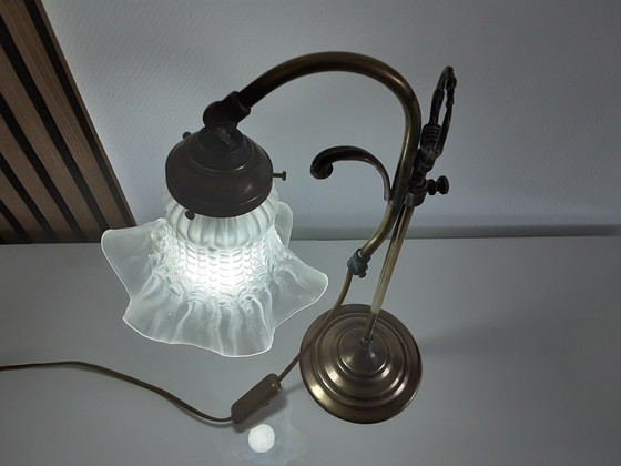 Image 1 of Brass Tulip Lamp