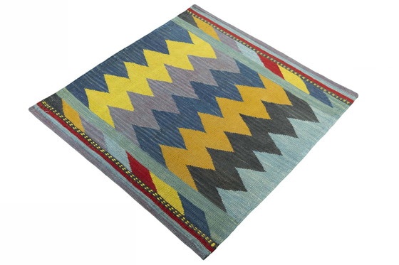 Image 1 of Kilim Fars intrecciato a mano – 98 x 95 cm (Nuovo)