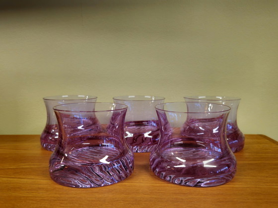 Image 1 of 5X Murano Alexanderite Neodymium Whisky Glasses Water Glasses