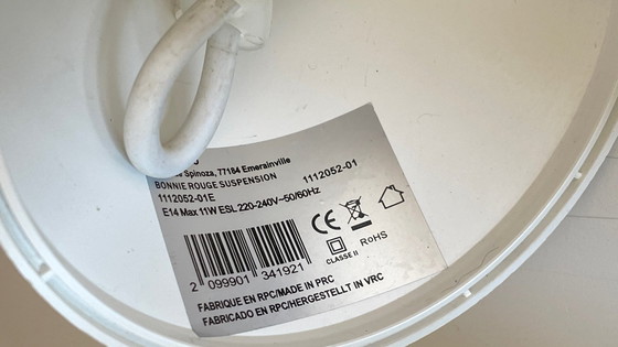 Image 1 of Lampada a sospensione geometrica vintage morbida