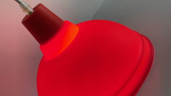 Image 1 of Lampada a sospensione geometrica vintage morbida