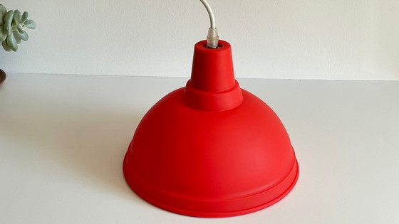 Image 1 of Lampada a sospensione geometrica vintage morbida