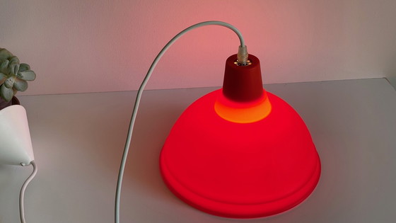 Image 1 of Lampada a sospensione geometrica vintage morbida