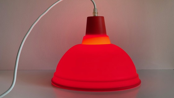 Image 1 of Lampada a sospensione geometrica vintage morbida