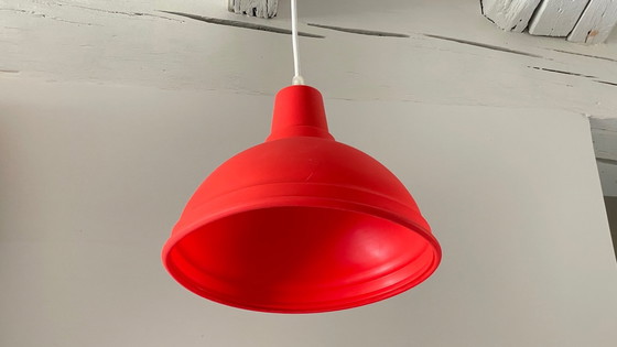 Image 1 of Lampada a sospensione geometrica vintage morbida