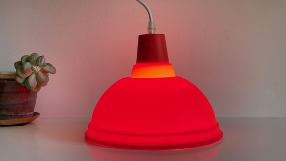 Image 1 of Lampada a sospensione geometrica vintage morbida