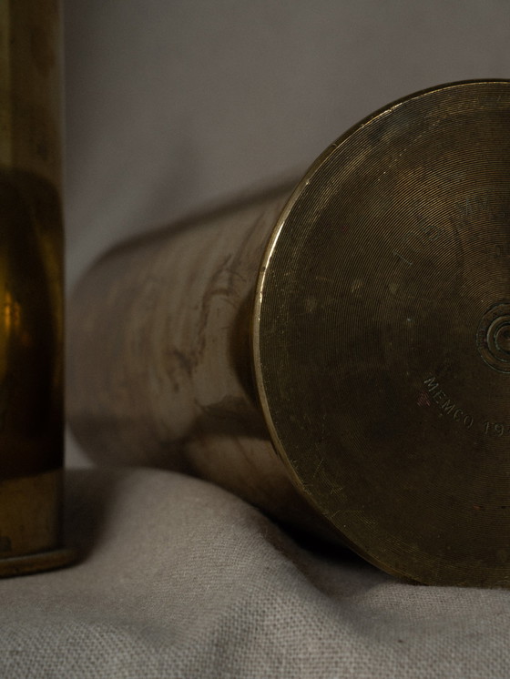 Image 1 of 2x Artillery shell casings