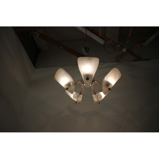 Image 1 of Vintage Chandelier by Drukov,  1960s