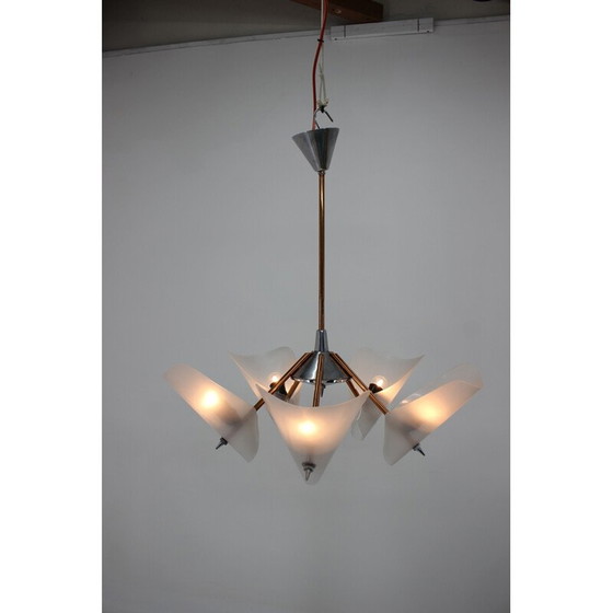 Image 1 of Vintage Chandelier by Drukov,  1960s
