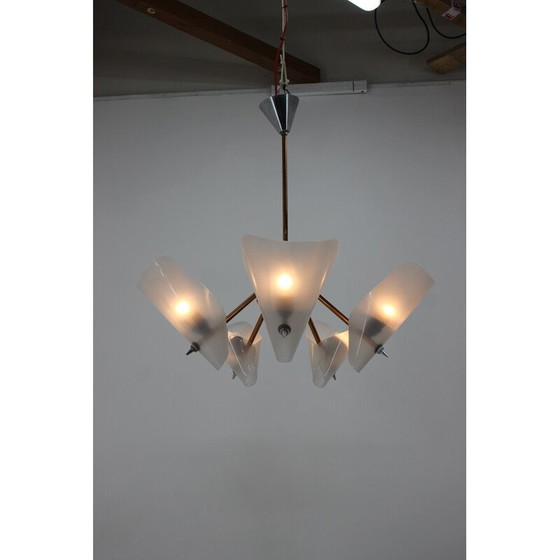 Image 1 of Vintage Chandelier by Drukov,  1960s