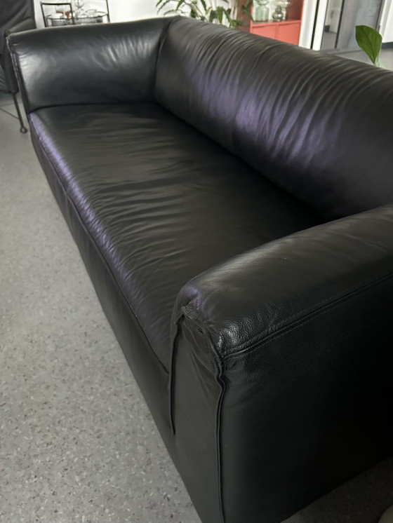 Image 1 of Gelderland Sofa 4800 Black Leather