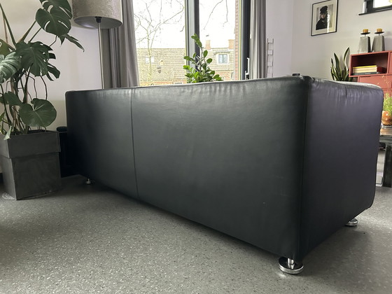 Image 1 of Gelderland Sofa 4800 Black Leather