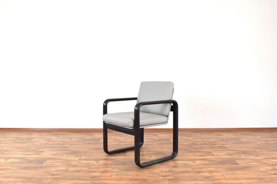 Image 1 of Mid-Century Leather Lounge Chairs By Burkhard Vogtherr For Rosenthal, 1970S, Set Of 2