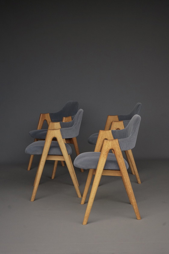 Image 1 of Compass Chairs By Kai Kristiansen For Sva Møbler, 1960S, Set Of 4