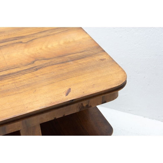 Image 1 of Art Deco vintage Bohemia centre table, 1930s