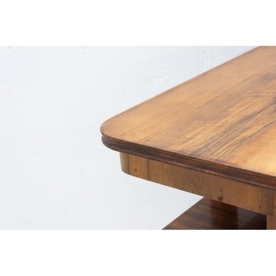 Image 1 of Art Deco vintage Bohemia centre table, 1930s