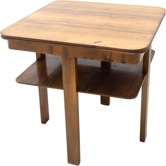 Image 1 of Art Deco vintage Bohemia centre table, 1930s
