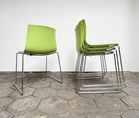 Image 1 of Set of 4 Katifa chairs by Arper, after 2000