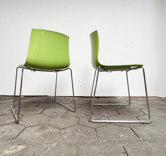 Image 1 of Set of 4 Katifa chairs by Arper, after 2000