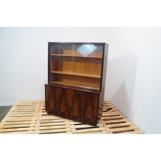 Image 1 of Libreria vintage in noce per Setona, Cecoslovacchia 1950