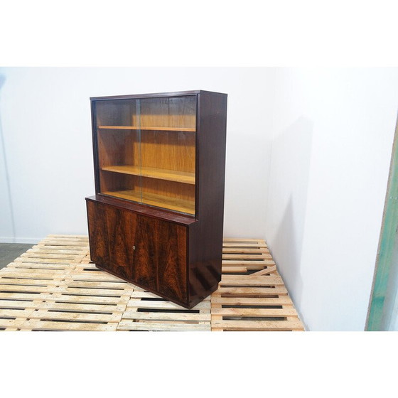 Image 1 of Libreria vintage in noce per Setona, Cecoslovacchia 1950