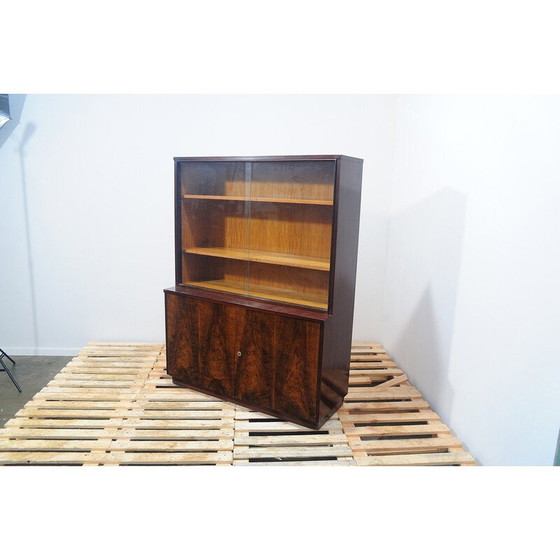 Image 1 of Libreria vintage in noce per Setona, Cecoslovacchia 1950