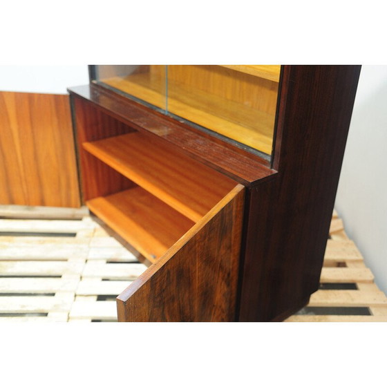 Image 1 of Libreria vintage in noce per Setona, Cecoslovacchia 1950