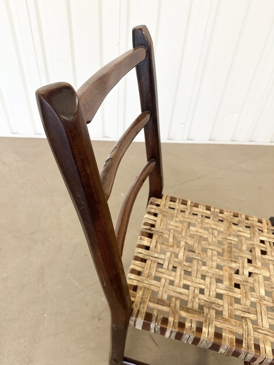 Image 1 of 8x Primitive Rawhide Dining Chairs