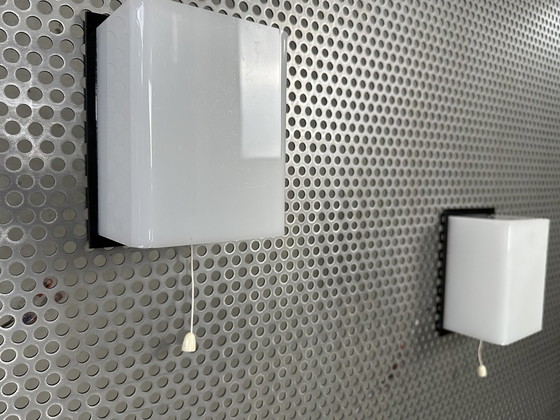 Image 1 of 2 lampade da parete vintage - plexiglass