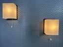 2x lampes murales vintage - plexi
