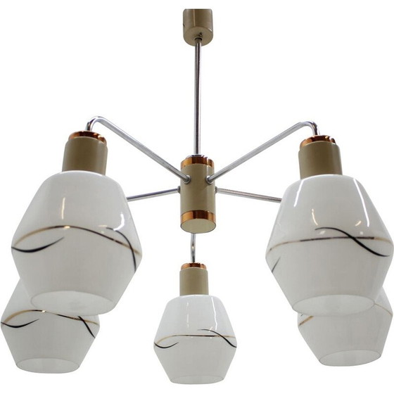 Image 1 of Vintage chandelier by Drukov 1970