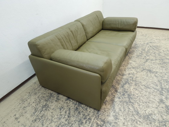 Image 1 of De Sede ds 76 designer sofa olive green couch modular sofa Desede